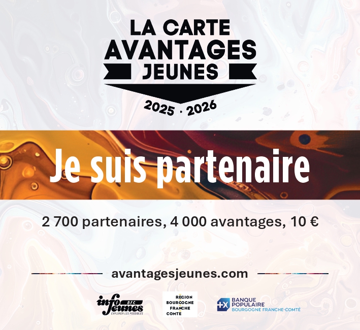 Partenaire Carte Avantages Jeunes 2025-2026