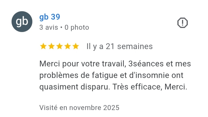 Avis gb 39 — fatigue et insomnie