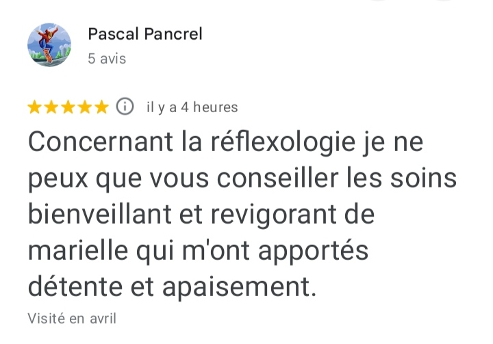 Avis Pascal Pancrel — détente et apaisement